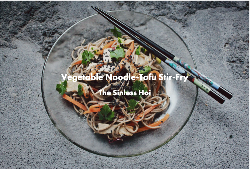 Vegetable Noodle - Tofu Stirfy