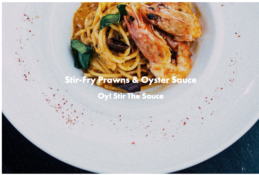 Stir-fry Prawns & Oy!Stir Sauce