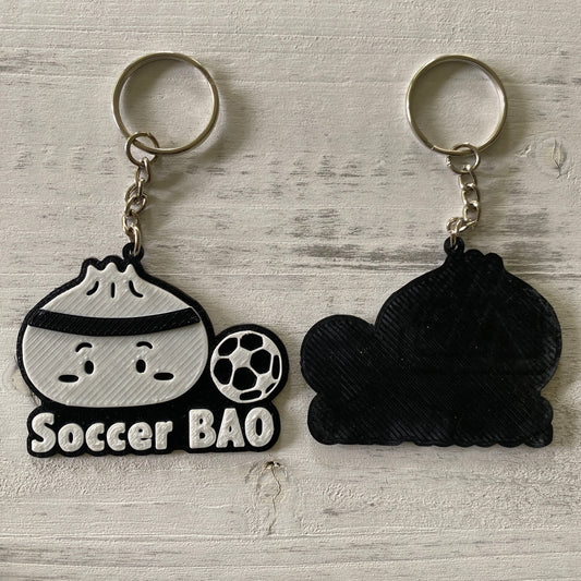 Lil Asian Designs - Soccer BAO Keychain