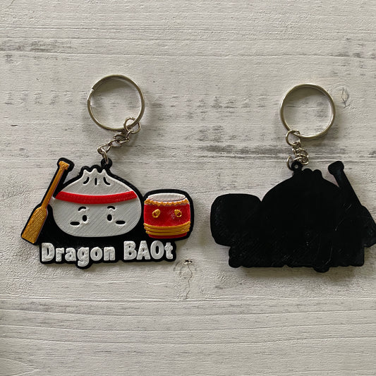 Lil Asian Designs - Dragon BAOt Keychain