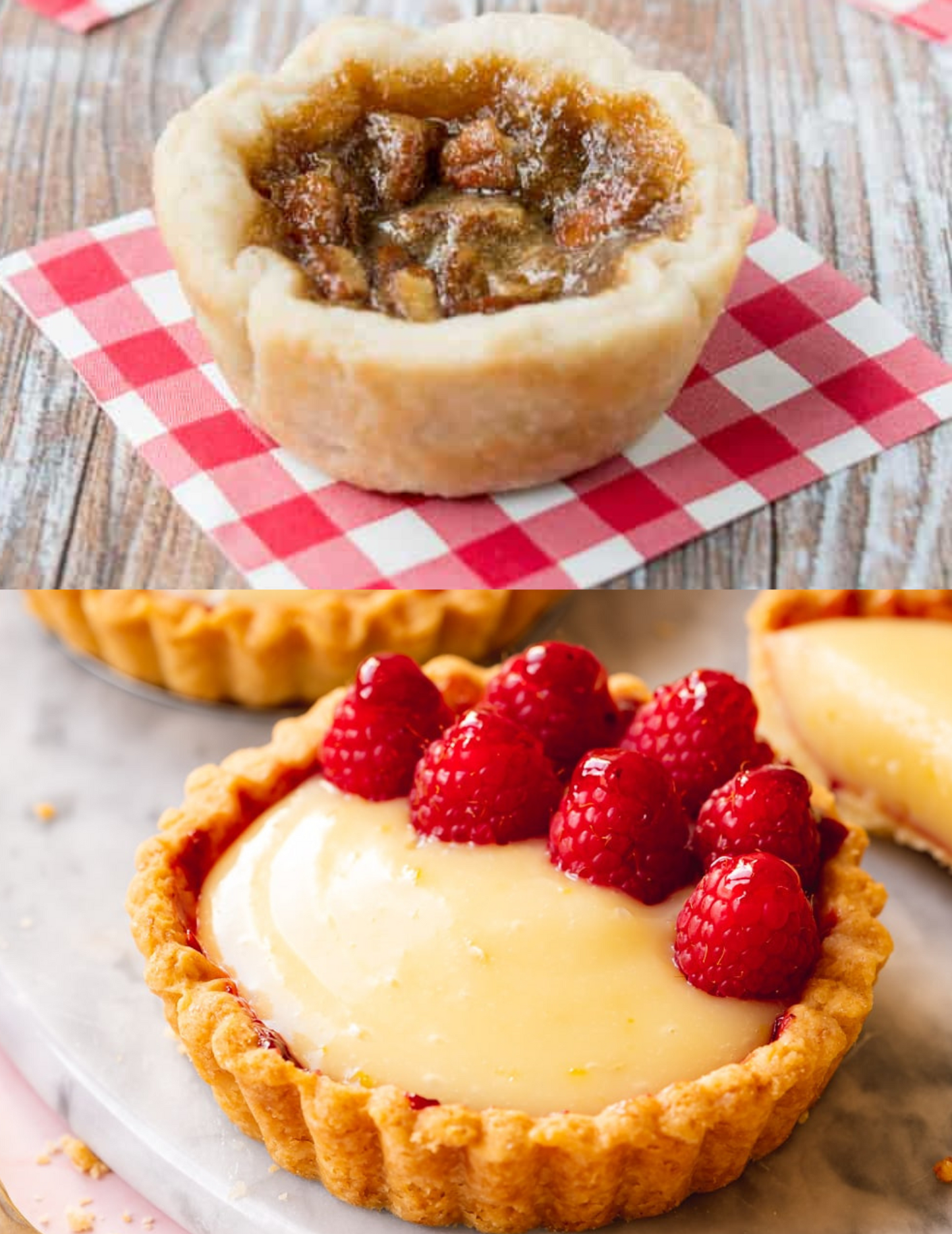 Make healthy butter and lemon  tarts (GF and Vegan upon request)