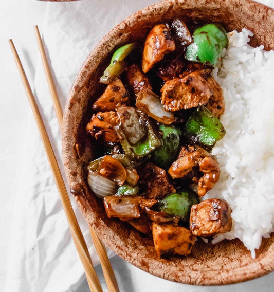 Learn to Make Black Bean Sauce (GF & Healthy) from Scratch with Stirfry chicken & Veggies