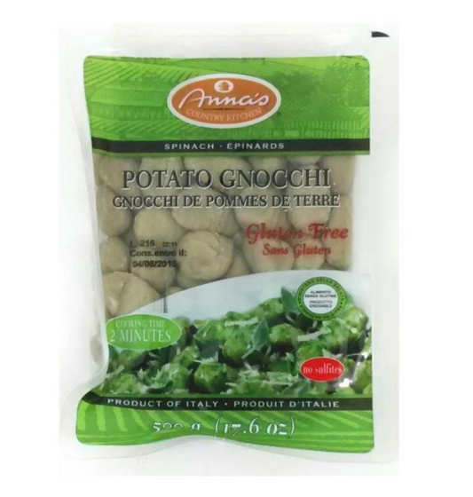 Gluten Free Potato Gnocchi: Spinach - Anna's Country Kitchen